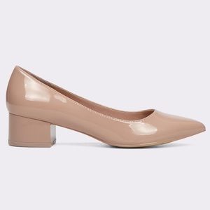 Aldo Deloris Blush/Pale Pink Block Heel 👠